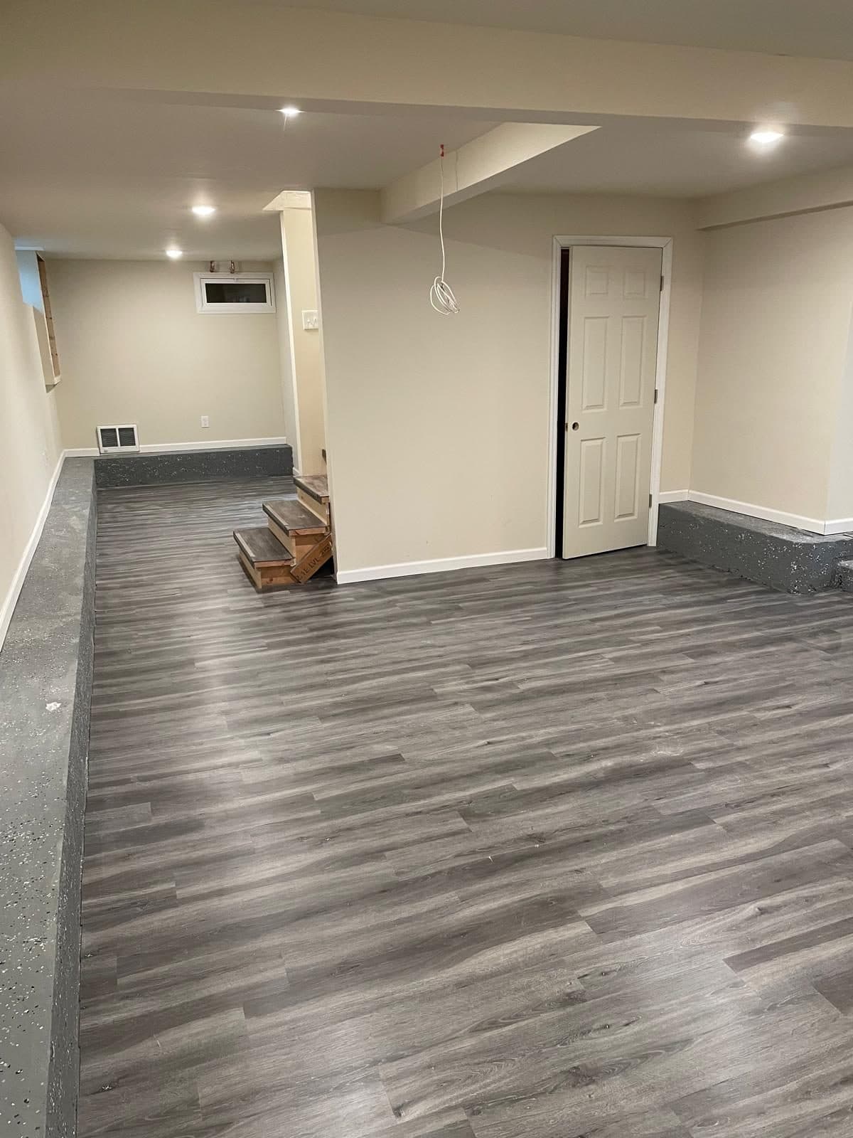 Commercial Basement Dig-Out & Office Build-Out: After