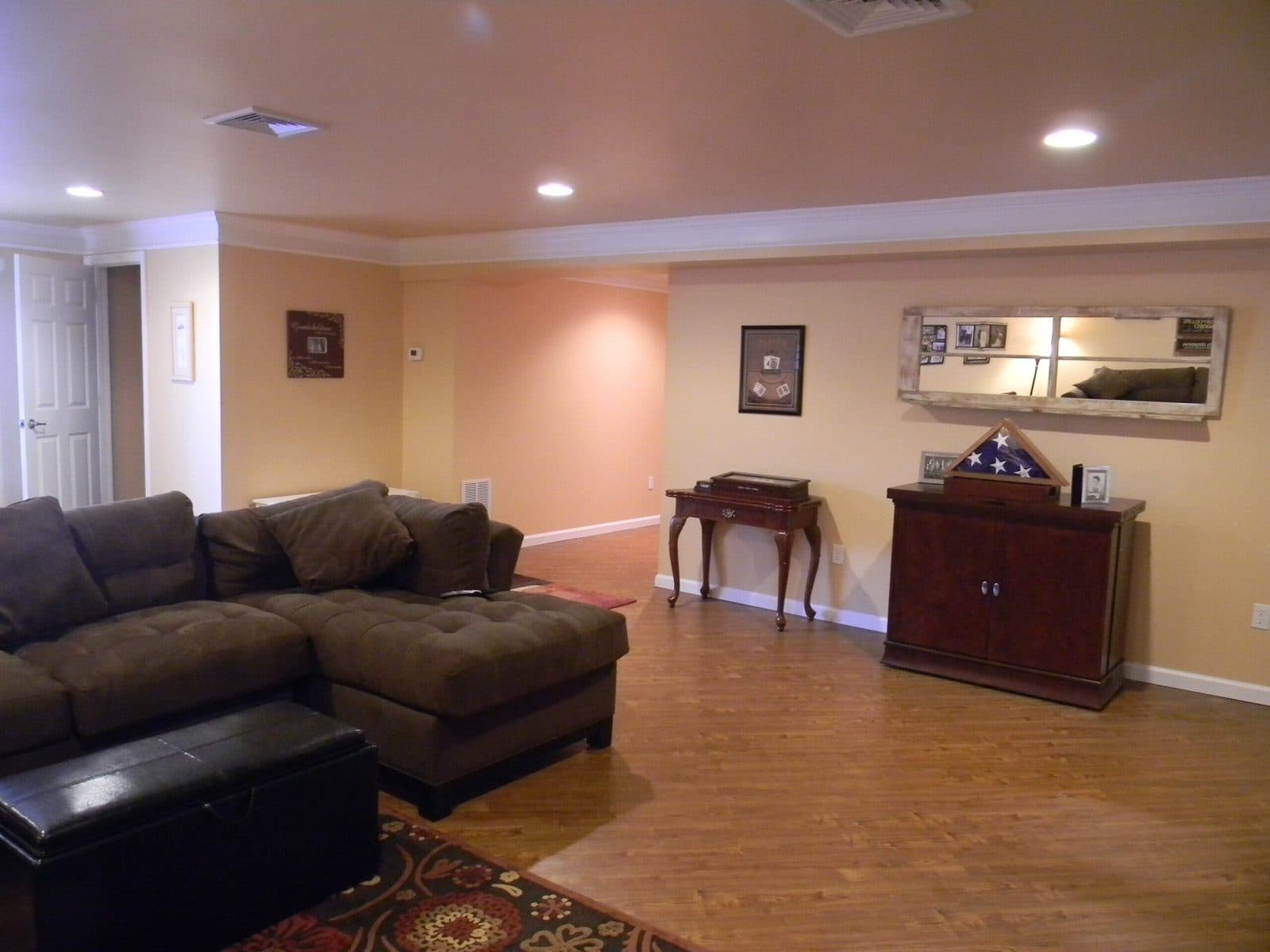 Finished Basement with Home Gym